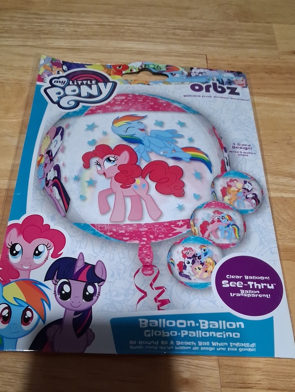 My Little Pony Balloon  Clear See Through